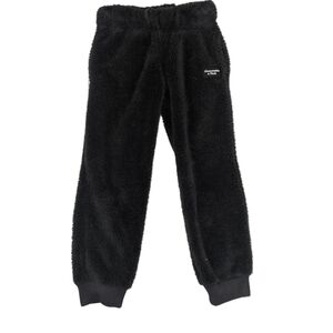 Abercrombie Kids Sweatpants Black Kids Size 5/6 Faux Fur